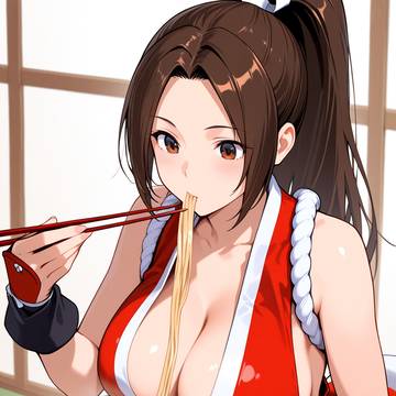 不知火舞　ラーメンちゅるちゅる