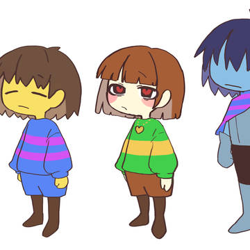 ニンゲンとブキミなかお