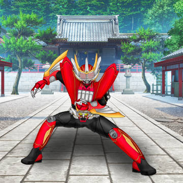 仮面ライダー龍騎ユナイトサバイブ　キック前待機