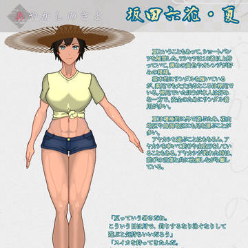 【あやさと】坂田六花　夏の姿