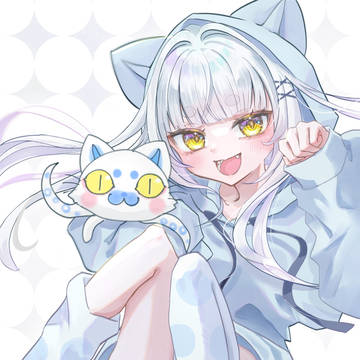 げそみんと雪うさぎーイカげそと冬物語ー🦑🐰