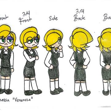 Reference Sheet for Mia Vanessa