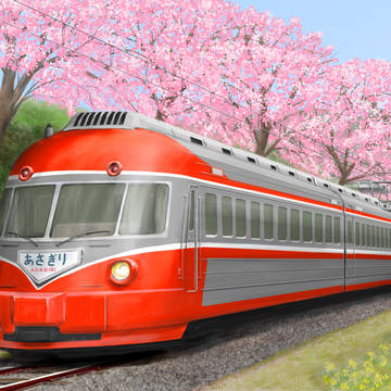 小田急ロマンスカーSSE桜