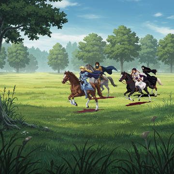 The heroes ride!