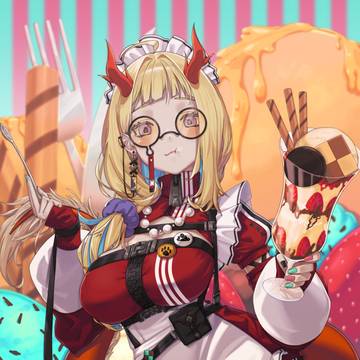 メイドドラゴン×スイーツ