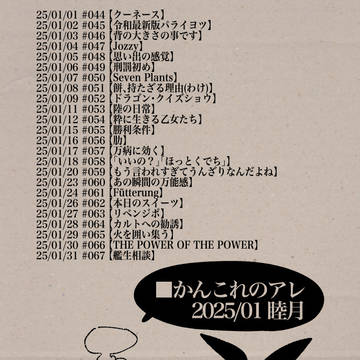 【艦これ】かんこれのアレ 25/01月睦月