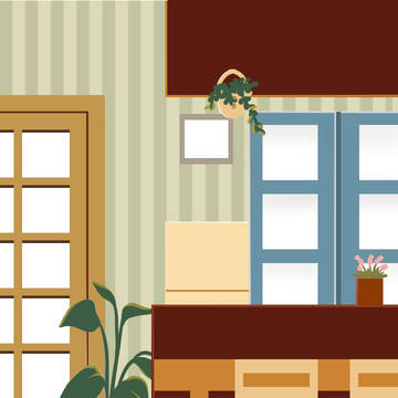 いらすと屋風の動画用背景