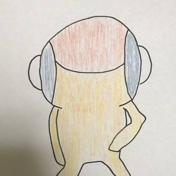 クルルの後ろ姿