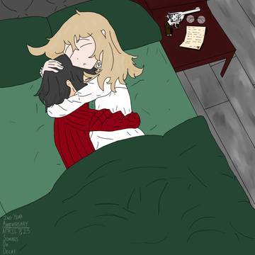 Sleeping with Webley