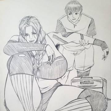 陪男二去送礼物
