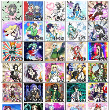 アイドリズムお誕生日お祝い絵まとめ