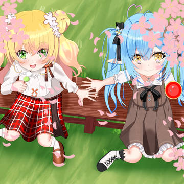 ねね ラミィ お花見