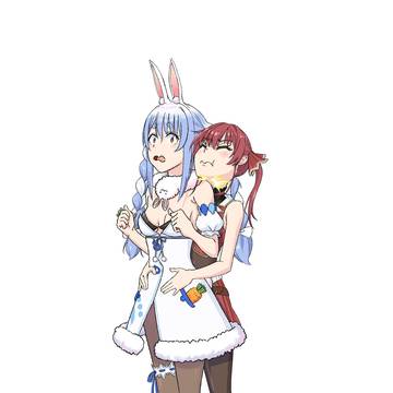 抱きつき船長とビックリぺこら