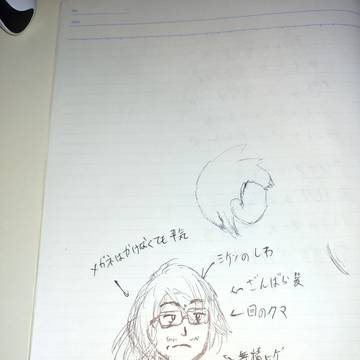 ぷちシリーズのPさんのイメージラフ