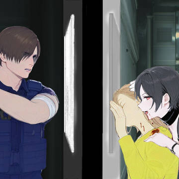 RE2 Vampire AU - Leon x Ada 2