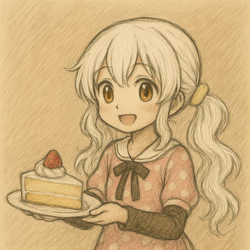 百江なぎさがケーキを作る