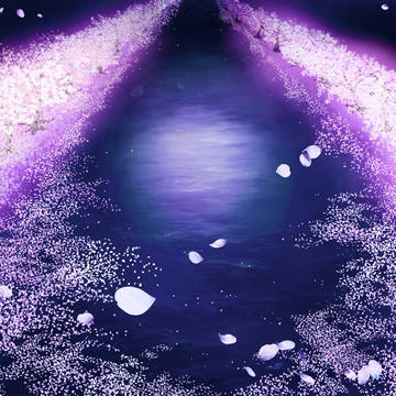 桜揺らいで幻舞と成す