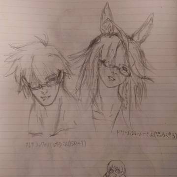 メガネキャラを並べてみる