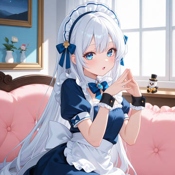 白髮女僕