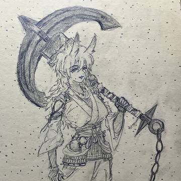 赤髪碧童子　闇夜の蛍　錨