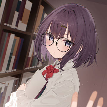 「本を借りないのにまた来たんですか、先輩」