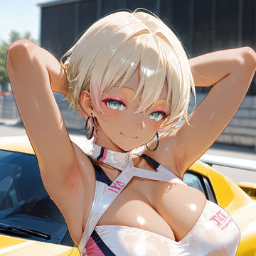 いい天気で汗かいちゃうね♪
