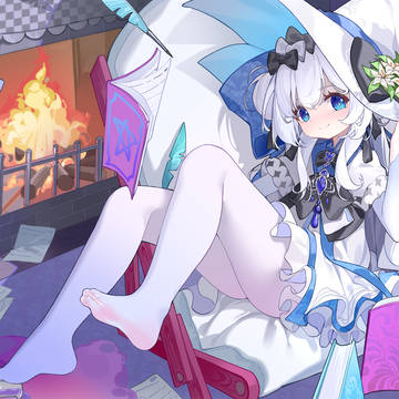 白毛小魔女