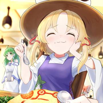 少女お食事中♪