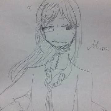 顎マスク機崩しモノさん。
