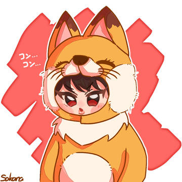 こんこん…こん🌹🦊