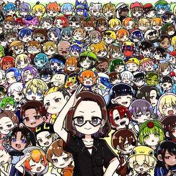 50人クラフト関連のイラスト