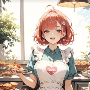 エプロン姿のくノ一