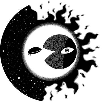 太陽の頭