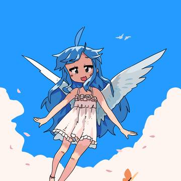翼の生えたこなちゃん