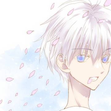 花びらと少年