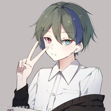 凪君の立ち絵(私が描いた訳じゃありません、詳しくはキャプション)