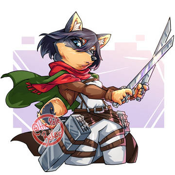 Shiba Inu Mikasa [AoT]