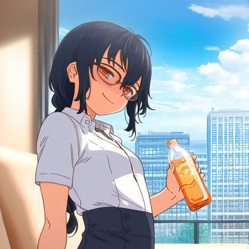 Relaxing with Reiko Kirishima