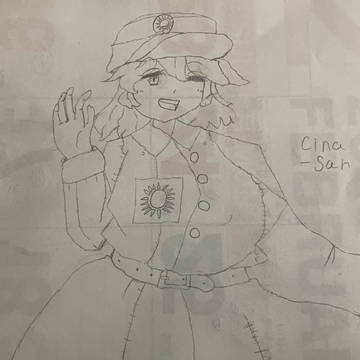 初めて中華民国さん描いてみた