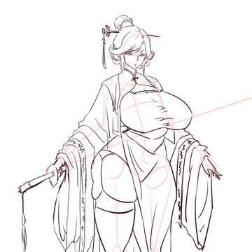 师娘草图