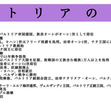 架空世界:バルトリア①
