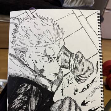 虎杖悠仁描いてみた