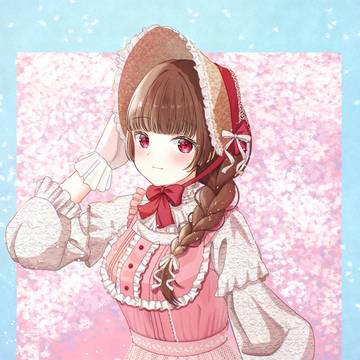 ボンネット少女