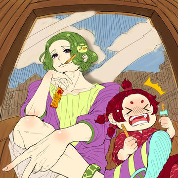 かっぱくんとあずきあらいちゃん