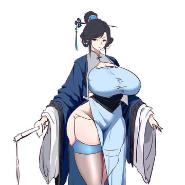 上了色