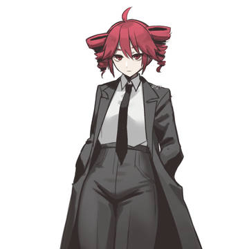 kasane teto in a suit