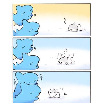 ベビー子ザメ　ハイハイ