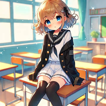 可愛學生蘿莉