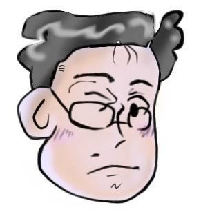 メガネをかける