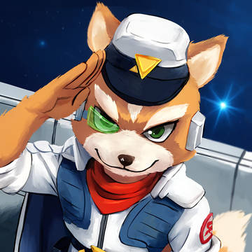 Fox Mccloud Salute